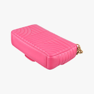 Secondhand Prada Diagramme Pink Leather 1BD108 shoulderbag | stylenewstar