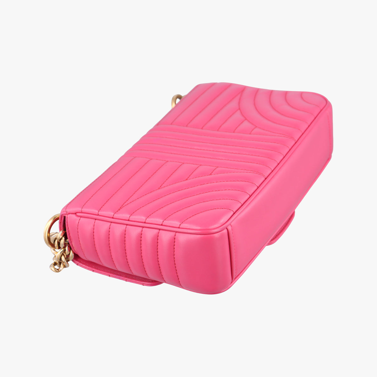 Secondhand Prada Diagramme Pink Leather 1BD108 shoulderbag | stylenewstar