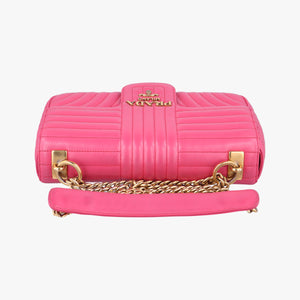 Secondhand Prada Diagramme Pink Leather 1BD108 shoulderbag | stylenewstar