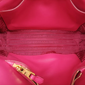 Secondhand Prada Diagramme Pink Leather 1BD108 shoulderbag | stylenewstar