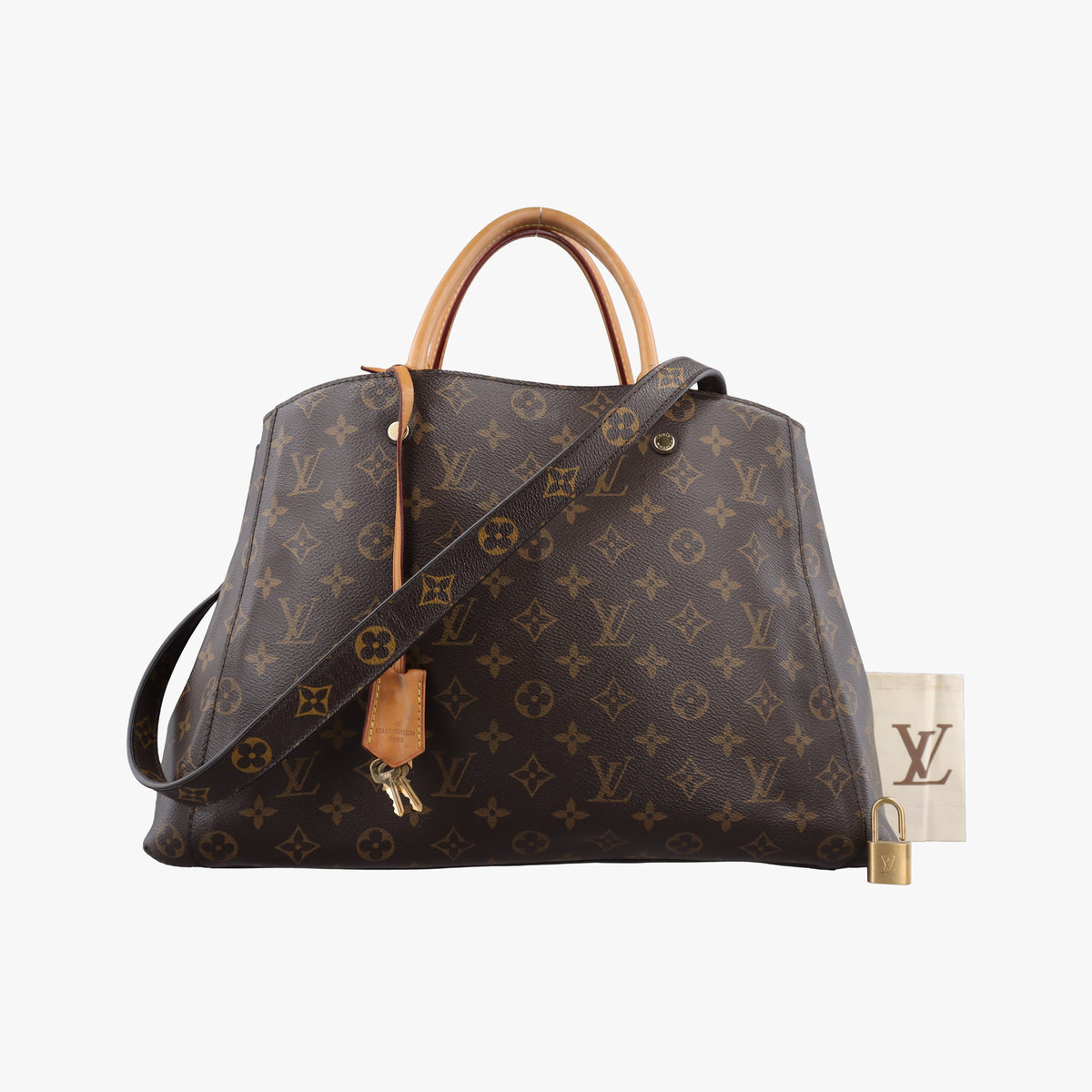 Pre-owned Louis Vuitton MONTAIGNE GM Brown Monogram Canvas M41067 shoulderbag | stylenewstar