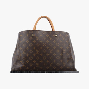 Pre-owned Louis Vuitton MONTAIGNE GM Brown Monogram Canvas M41067 shoulderbag | stylenewstar