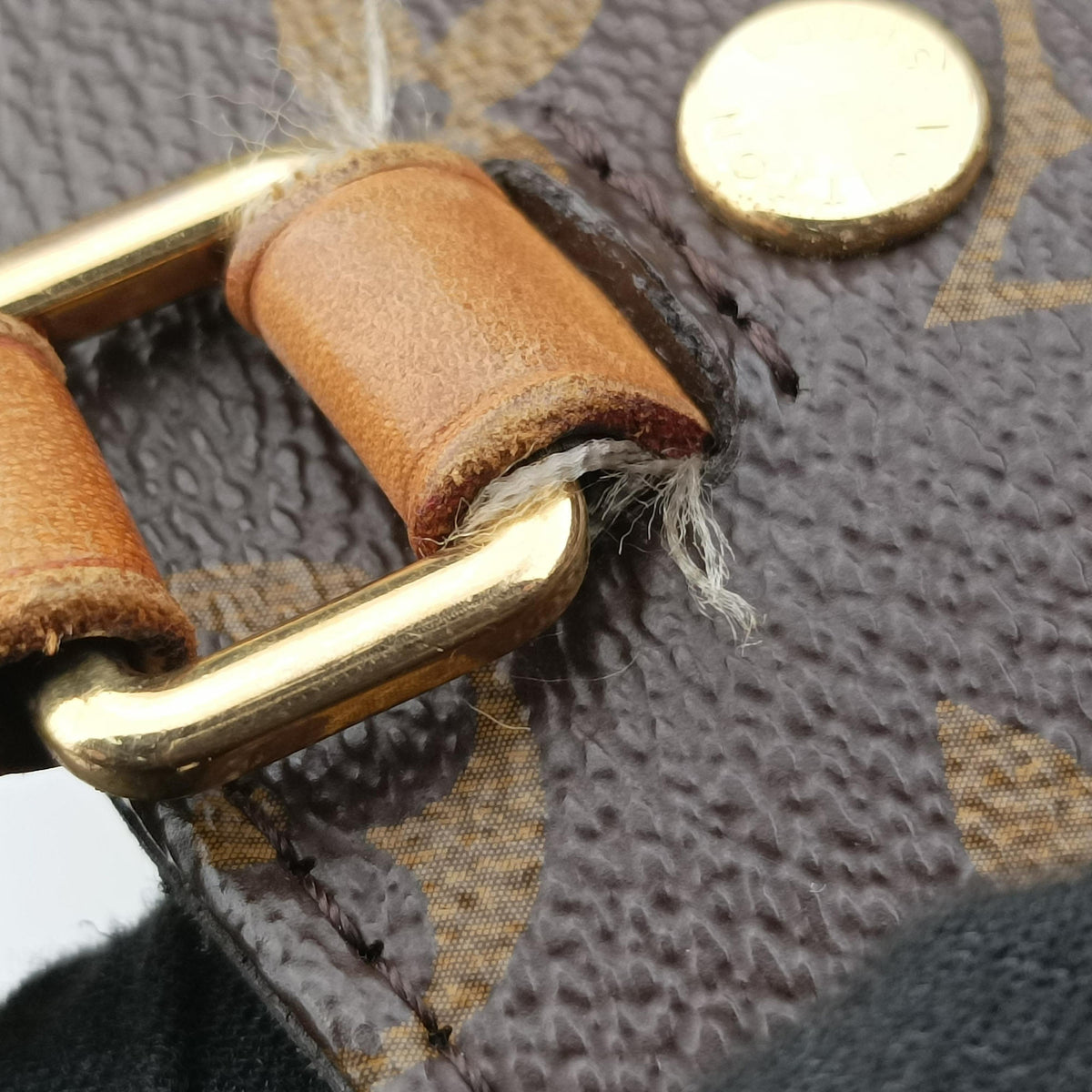 Pre-owned Louis Vuitton MONTAIGNE GM Brown Monogram Canvas M41067 shoulderbag | stylenewstar