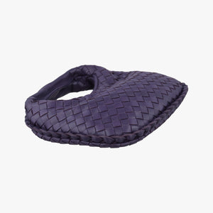 Pre-owned Bottega Veneta Intrecciato Purple lambskin  handbag | stylenewstar
