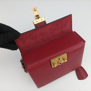 Secondhand Christian Dior Dioraddict Box Red Leather  shoulderbag | stylenewstar