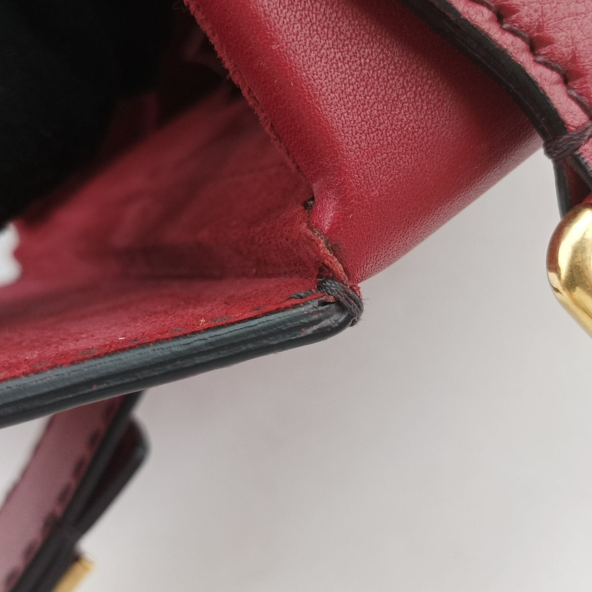 Secondhand Christian Dior Dioraddict Box Red Leather  shoulderbag | stylenewstar