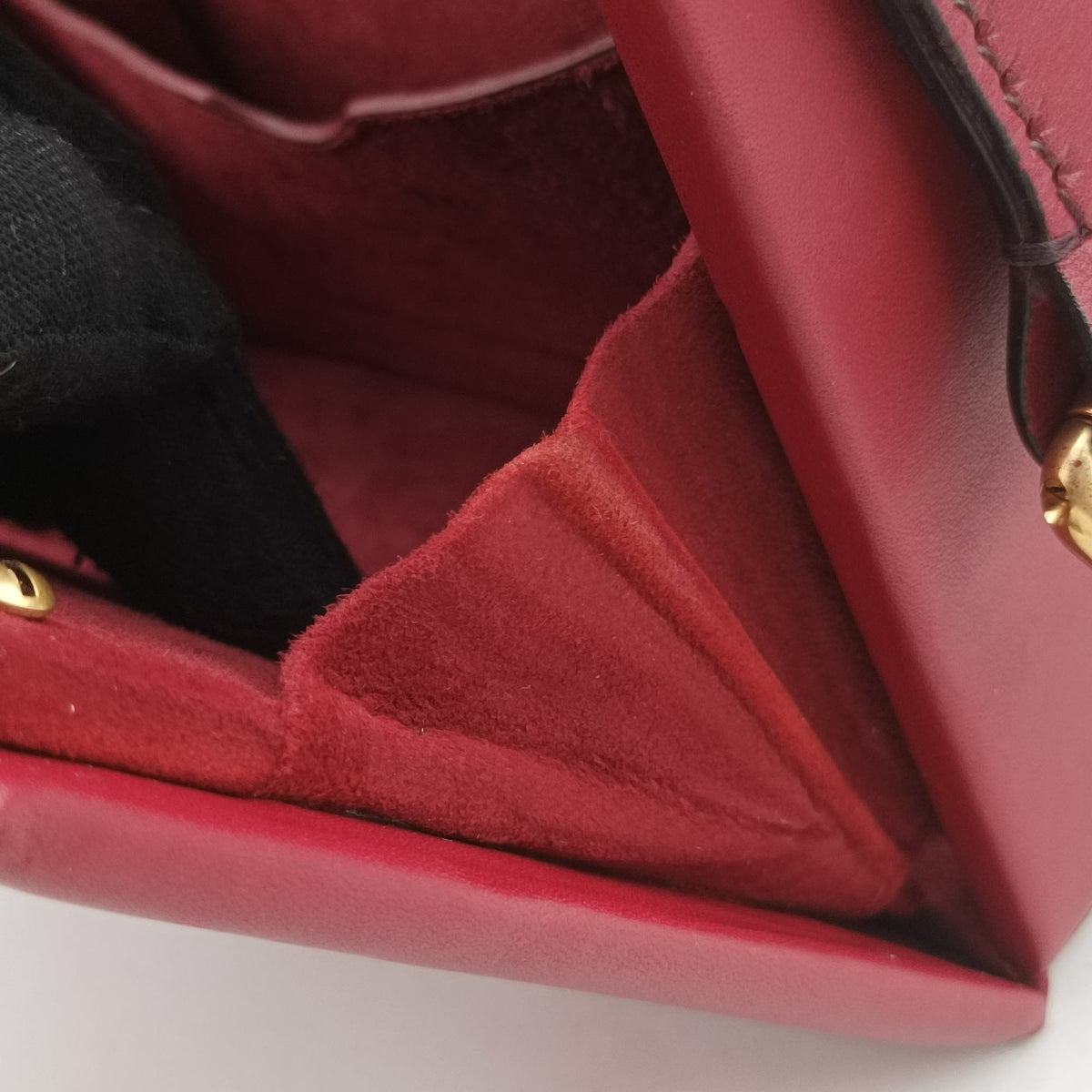 Secondhand Christian Dior Dioraddict Box Red Leather  shoulderbag | stylenewstar