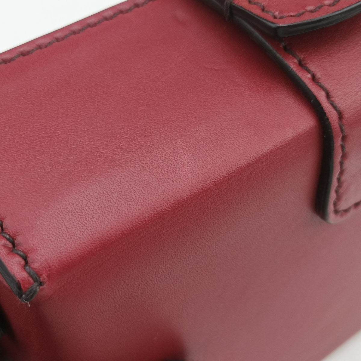Secondhand Christian Dior Dioraddict Box Red Leather  shoulderbag | stylenewstar