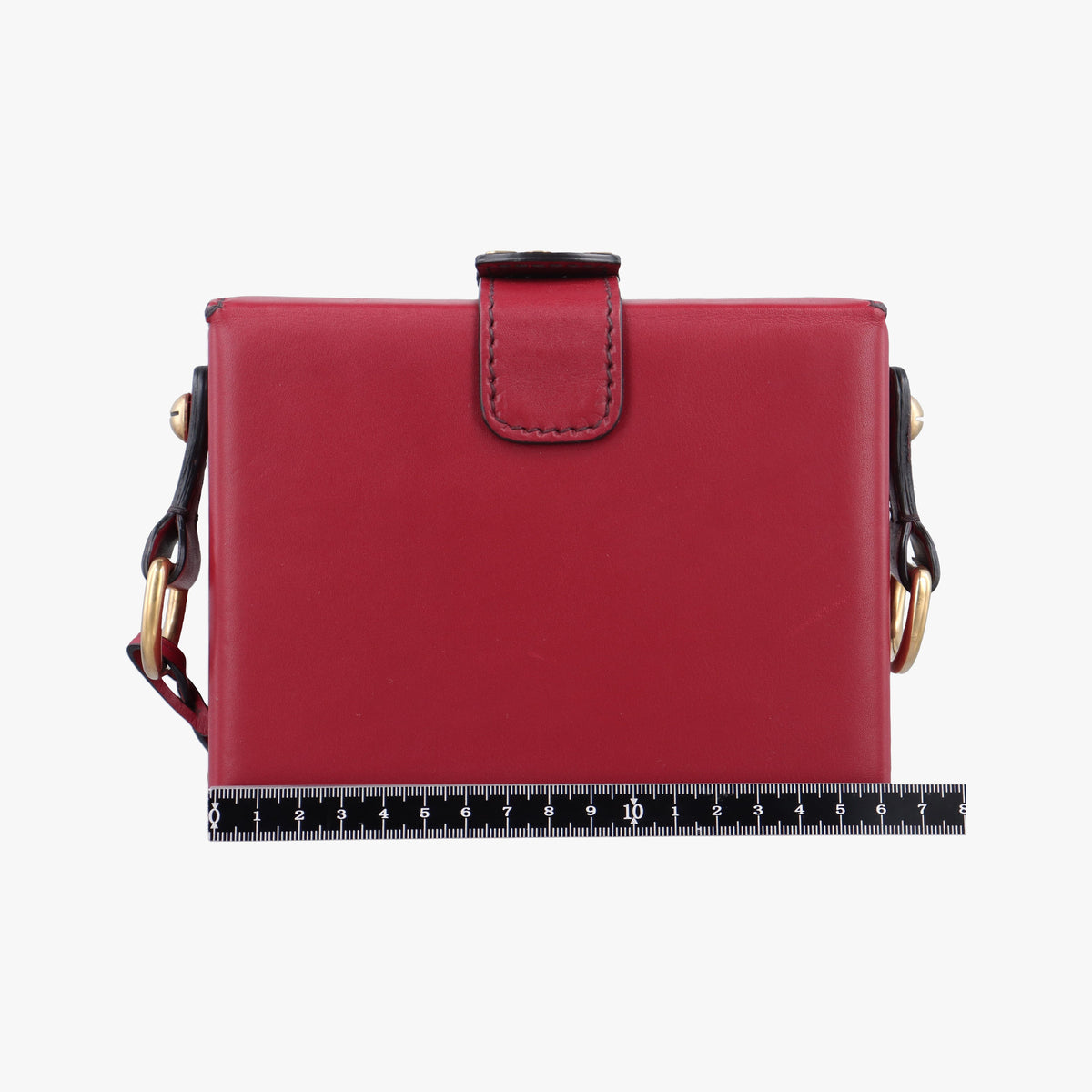 Secondhand Christian Dior Dioraddict Box Red Leather  shoulderbag | stylenewstar
