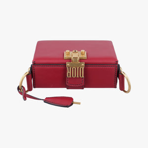Secondhand Christian Dior Dioraddict Box Red Leather  shoulderbag | stylenewstar