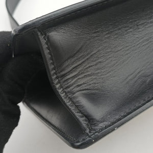 Pre-owned Gucci Sylvie Black Leather 421882 shoulderbag | stylenewstar