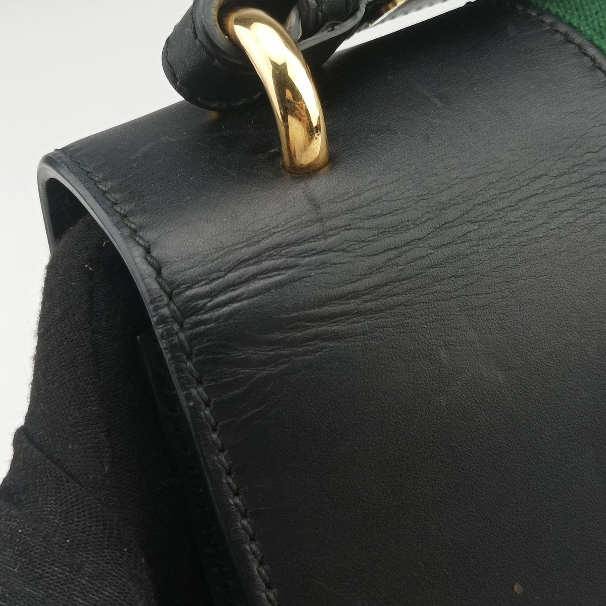 Pre-owned Gucci Sylvie Black Leather 421882 shoulderbag | stylenewstar