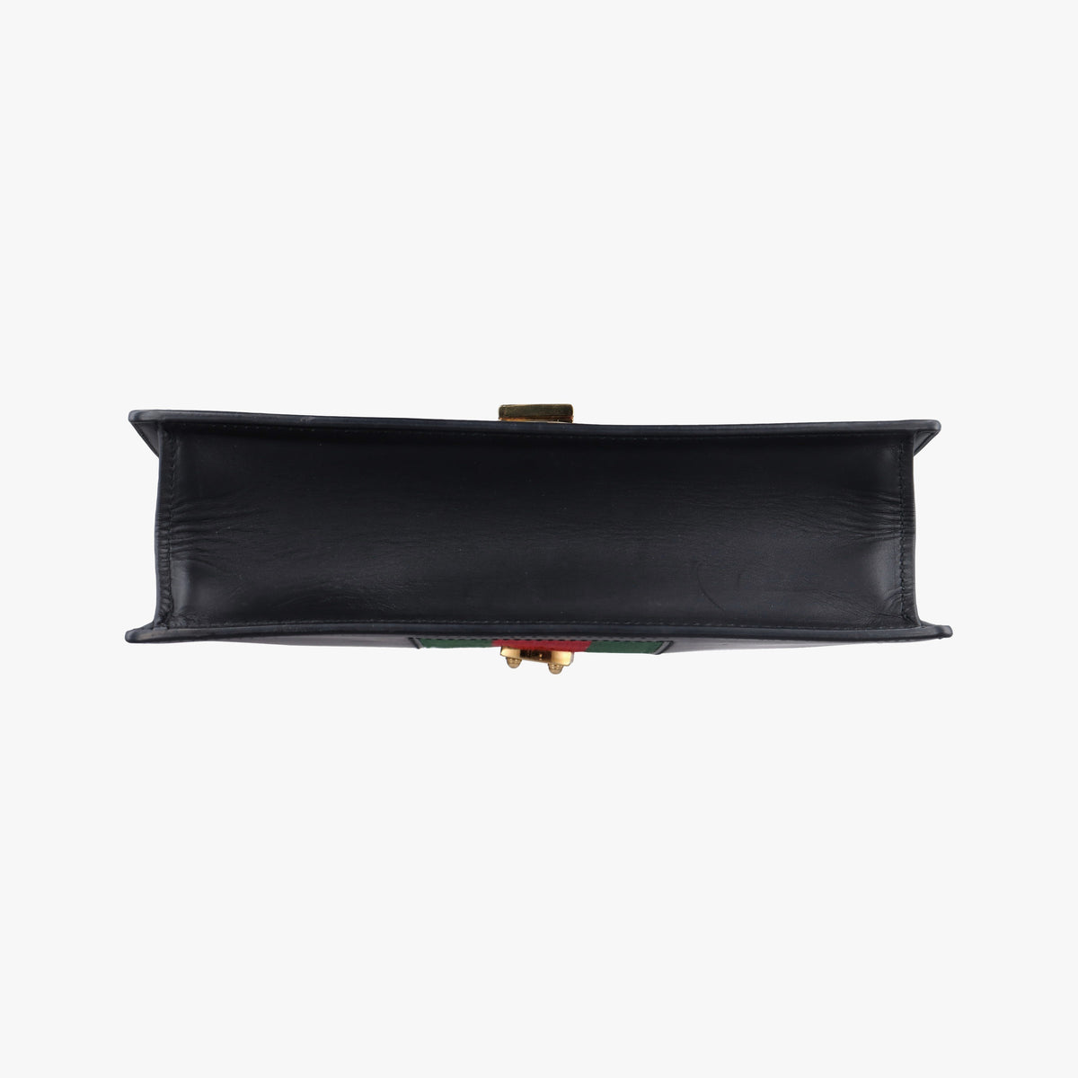Pre-owned Gucci Sylvie Black Leather 421882 shoulderbag | stylenewstar