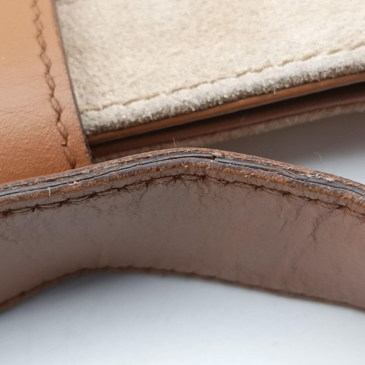 Pre-owned Gucci New Jackie Beige x Brown Suede×leather 120888 shoulderbag | stylenewstar