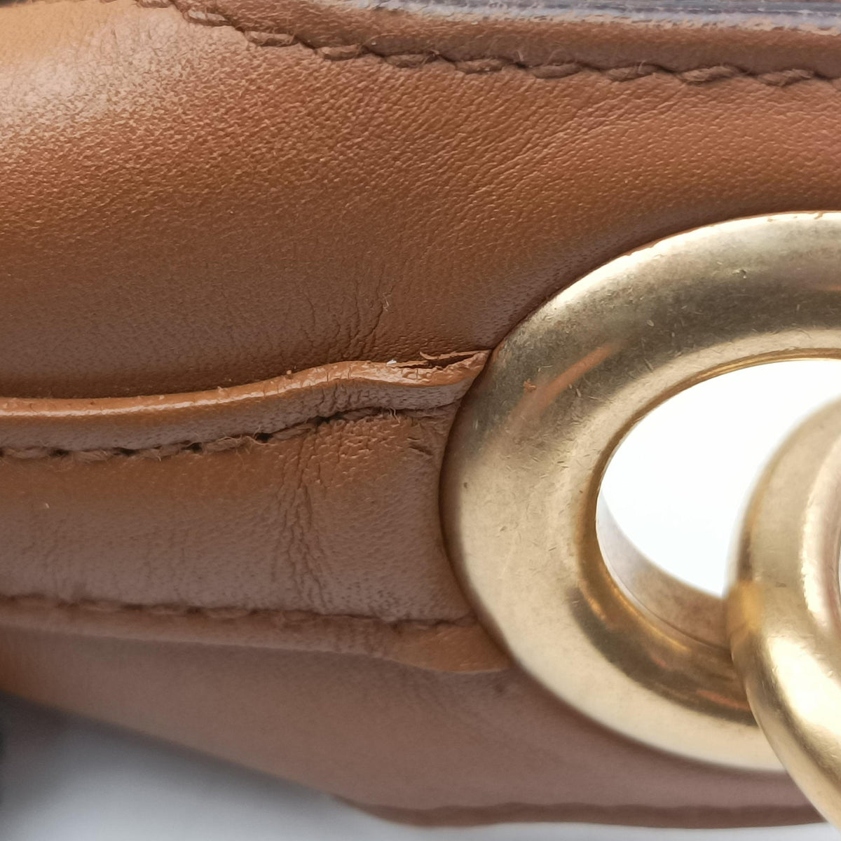 Pre-owned Gucci New Jackie Beige x Brown Suede×leather 120888 shoulderbag | stylenewstar