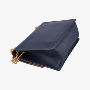 Vintage Fendi KAN U Blue Leather 8BT312 shoulderbag | stylenewstar