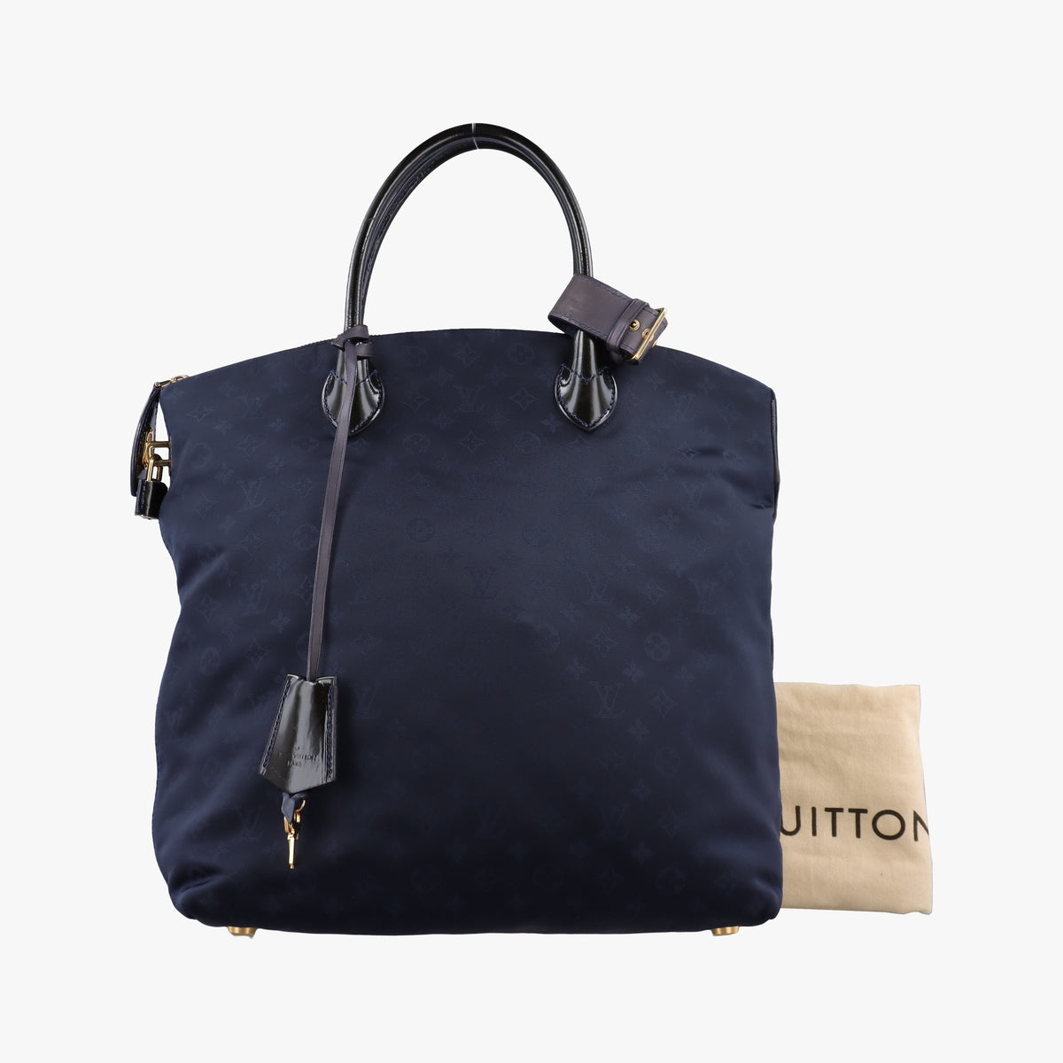 Pre-owned Louis Vuitton Lockit MM Marine Monogram Des Jours M93842 handbag | stylenewstar