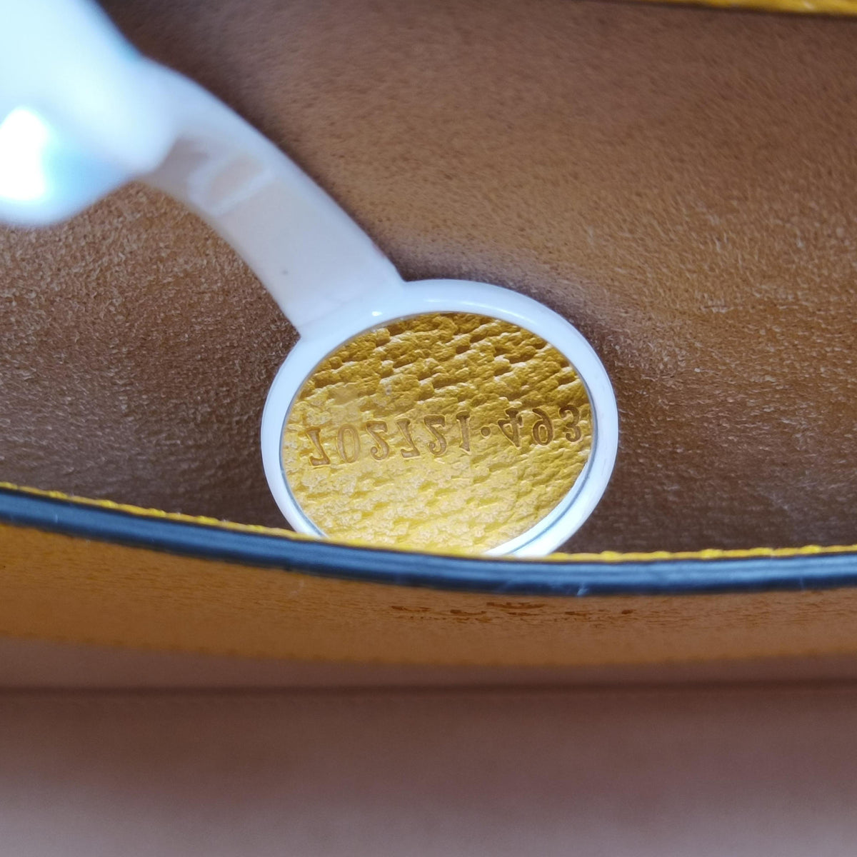 Pre-owned Gucci Diana Jumbo GG Mini Yellow Leather 702721 shoulderbag | stylenewstar