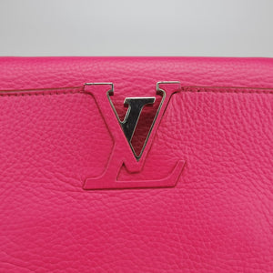 Vintage Louis Vuitton Capucines MM Rose Rich Taurillon leather M94671 handbag | stylenewstar