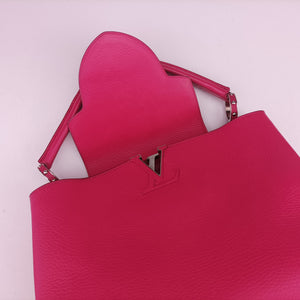 Vintage Louis Vuitton Capucines MM Rose Rich Taurillon leather M94671 handbag | stylenewstar