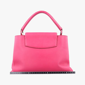 Vintage Louis Vuitton Capucines MM Rose Rich Taurillon leather M94671 handbag | stylenewstar