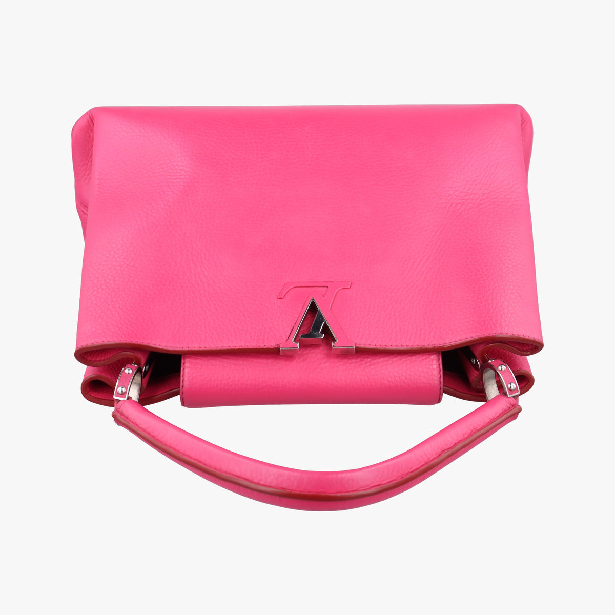 Vintage Louis Vuitton Capucines MM Rose Rich Taurillon leather M94671 handbag | stylenewstar