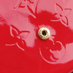 Pre-owned Louis Vuitton Pochette FeLICIE CERISE Vernis M61293 shoulderbag | stylenewstar