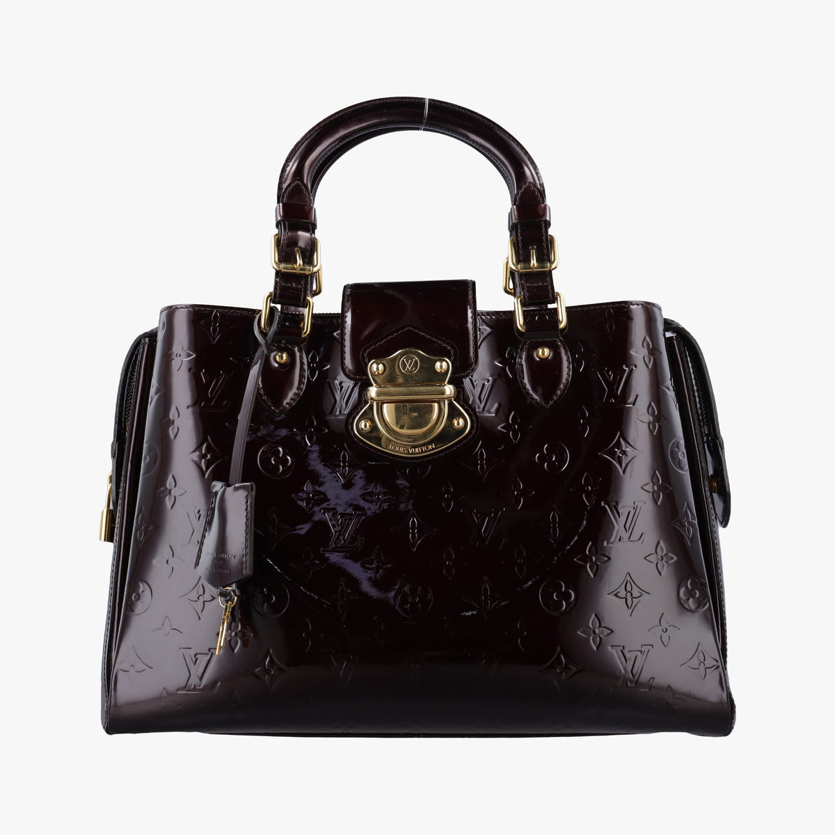 Secondhand Louis Vuitton MELROSE AVENUE AMARANTE Vernis M93757 handbag | stylenewstar