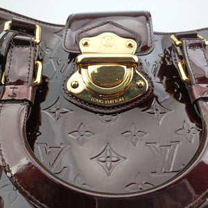 Secondhand Louis Vuitton MELROSE AVENUE AMARANTE Vernis M93757 handbag | stylenewstar