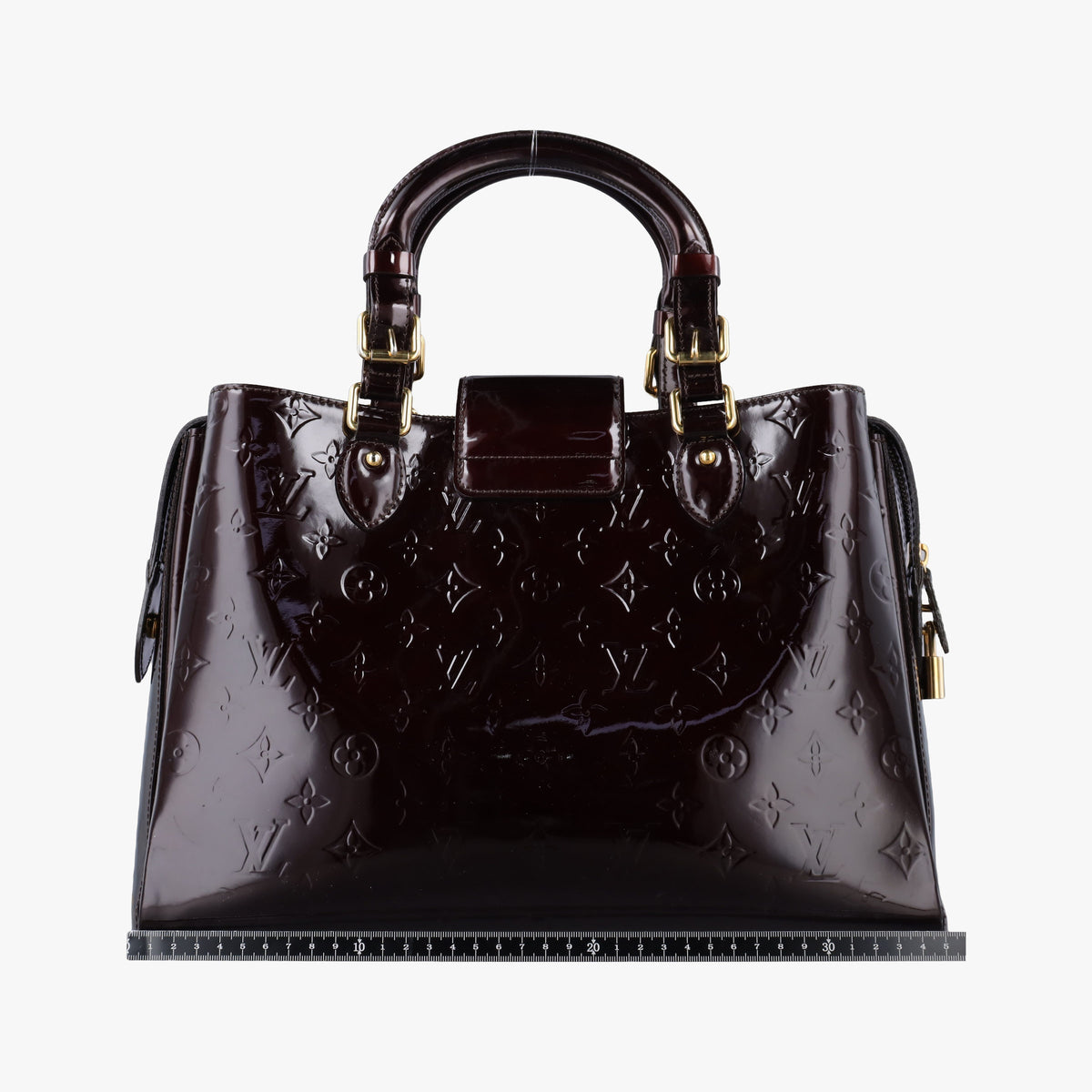 Secondhand Louis Vuitton MELROSE AVENUE AMARANTE Vernis M93757 handbag | stylenewstar