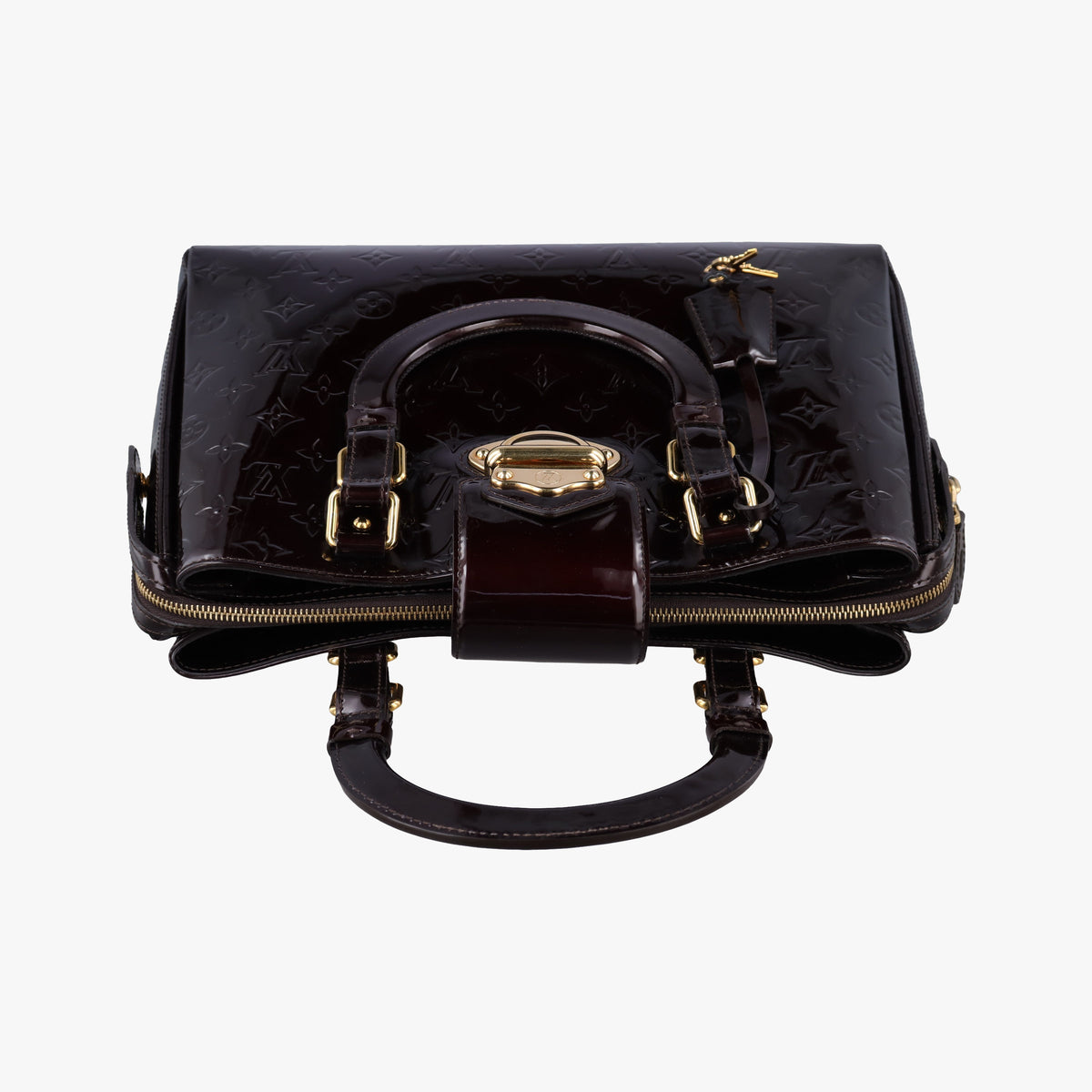 Secondhand Louis Vuitton MELROSE AVENUE AMARANTE Vernis M93757 handbag | stylenewstar
