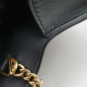 Pre-owned Gucci Sylvie Black Leather 494646 shoulderbag | stylenewstar