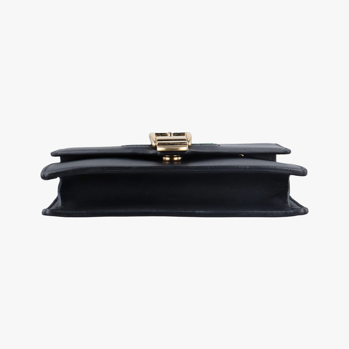 Pre-owned Gucci Sylvie Black Leather 494646 shoulderbag | stylenewstar