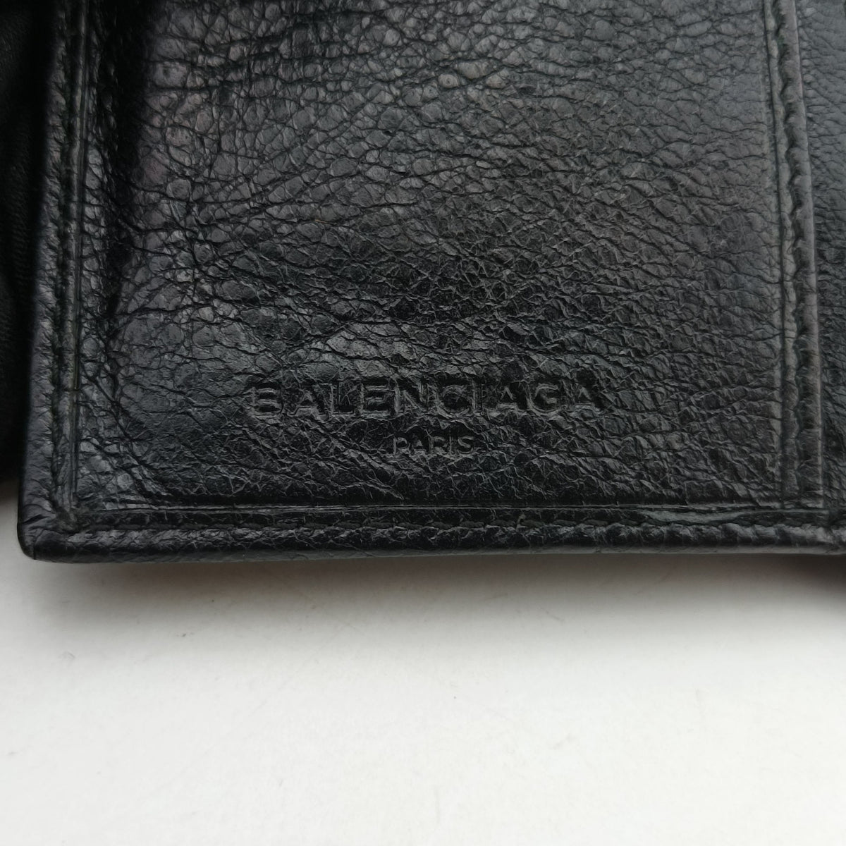 Pre-owned Balenciaga The Giant Black Leather  handbag | stylenewstar