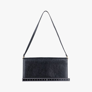 Pre-owned Balenciaga The Giant Black Leather  handbag | stylenewstar