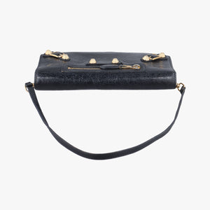 Pre-owned Balenciaga The Giant Black Leather  handbag | stylenewstar