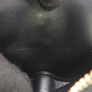 Pre-owned Christian Dior 30 Montaigne Removable Black Lambskin  bum bag/waist bag | stylenewstar
