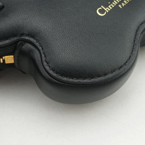 Pre-owned Christian Dior 30 Montaigne Removable Black Lambskin  bum bag/waist bag | stylenewstar