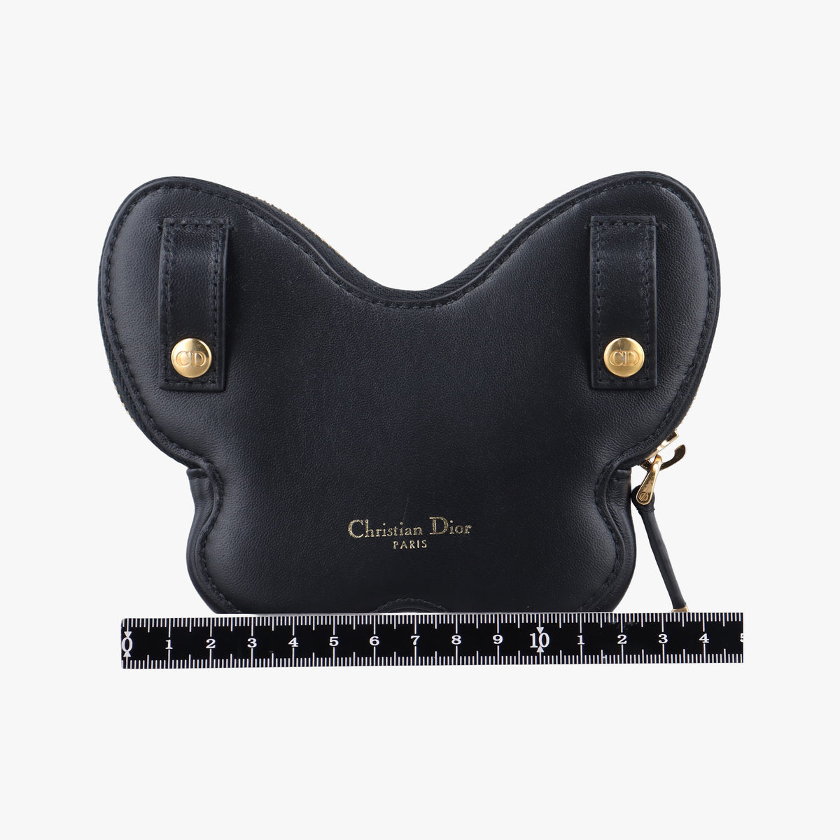 Pre-owned Christian Dior 30 Montaigne Removable Black Lambskin  bum bag/waist bag | stylenewstar