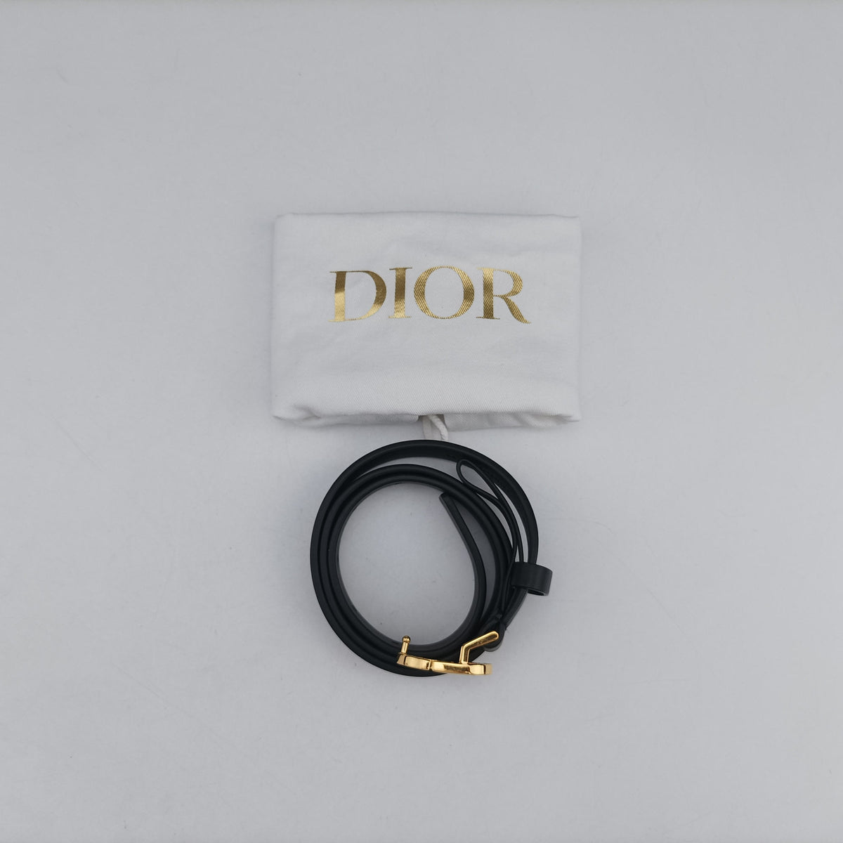Pre-owned Christian Dior 30 Montaigne Removable Black Lambskin  bum bag/waist bag | stylenewstar