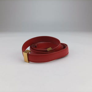 Pre-owned Celine Classic Box Red Leather  shoulderbag | stylenewstar