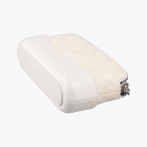Pre-owned Chanel GABRIELLE White leather A94505 shoulderbag | stylenewstar