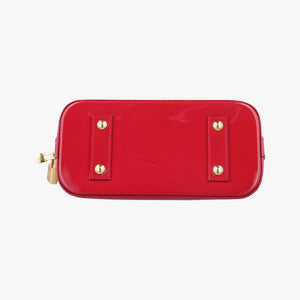 Pre-owned Louis Vuitton Alma BB pomme d'amour Vernis M90174 shoulderbag | stylenewstar