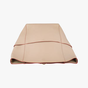 Pre-owned Celine Sangle Bucket Beige Leather  shoulderbag | stylenewstar