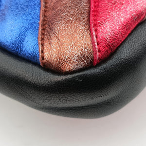 Pre-owned Yves Saint Laurent COLLEGE Rainbow Multicolour Leather 447977 shoulderbag | stylenewstar