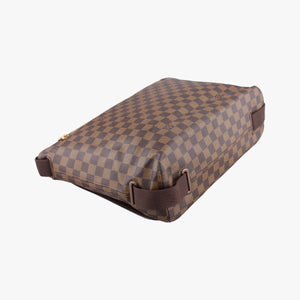 Pre-owned Louis Vuitton BROOKLYN GM EBENE Damier Canvas N51212 shoulderbag | stylenewstar
