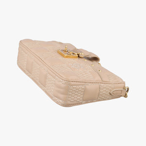 Pre-owned Louis Vuitton Pochette Troca Damier Giant Beige Lambskin M59048 shoulderbag | stylenewstar