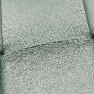 Pre-owned Bottega Veneta Cassette Green lambskin  shoulderbag | stylenewstar