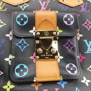 Secondhand Louis Vuitton Alma GM noir Monogram Multicolor M40442 handbag | stylenewstar