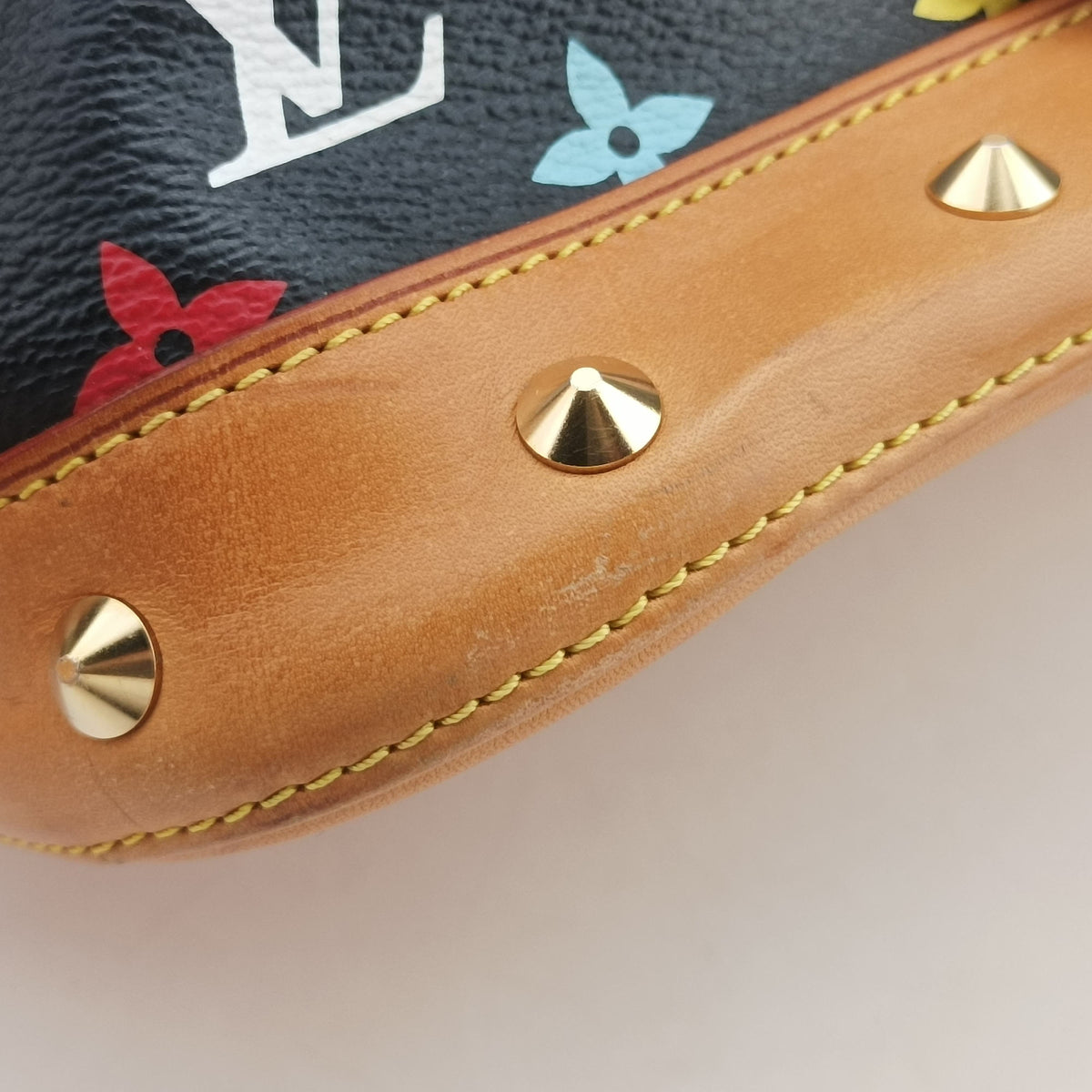 Secondhand Louis Vuitton Alma GM noir Monogram Multicolor M40442 handbag | stylenewstar